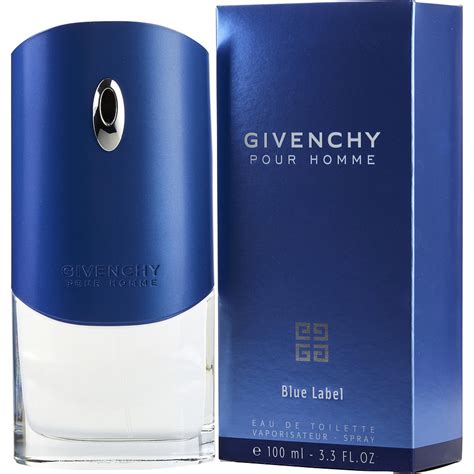 h givenchy blue label|Givenchy blue label cologne.